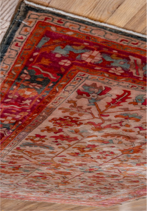 Antique Hooked Area Rug (6' x 10')