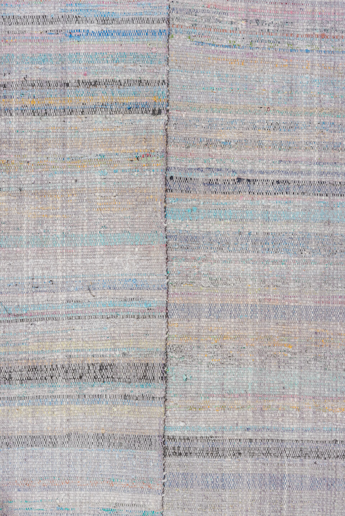 Antique Rag Rug Area Rug (6' x 9')