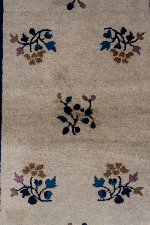 Vintage Chinese Area Rug (3' x 6')