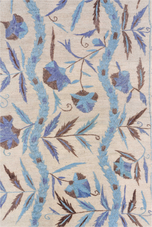 Vintage Kilim Area Rug (4' x 5')