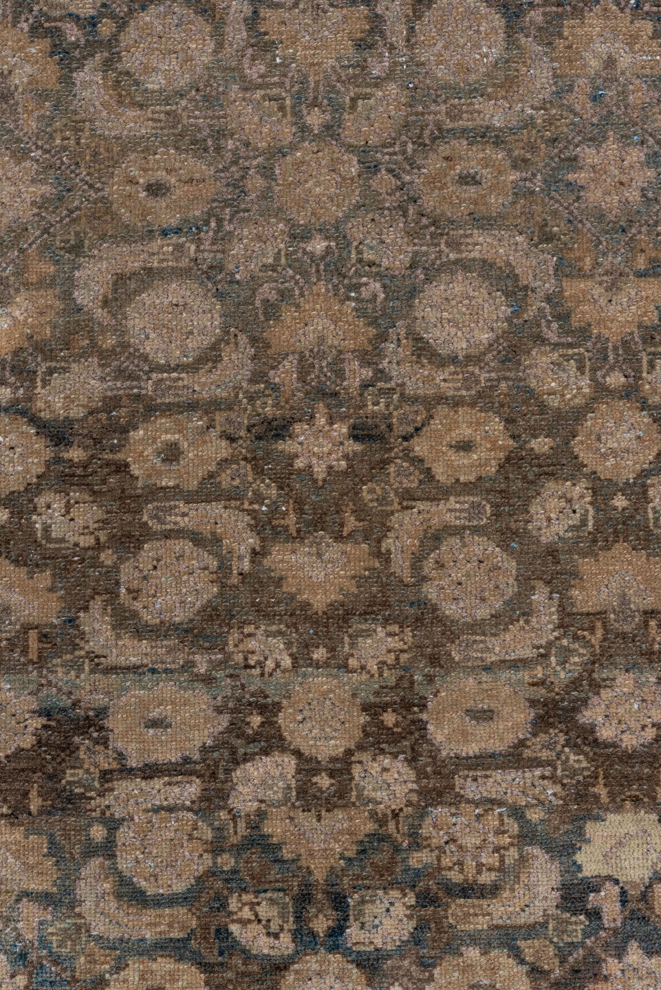 2' x 15' one-of-a-kind handmade vintage Malayer runner rug. Color palette: gray, black, off-white, charcoal, white, snow