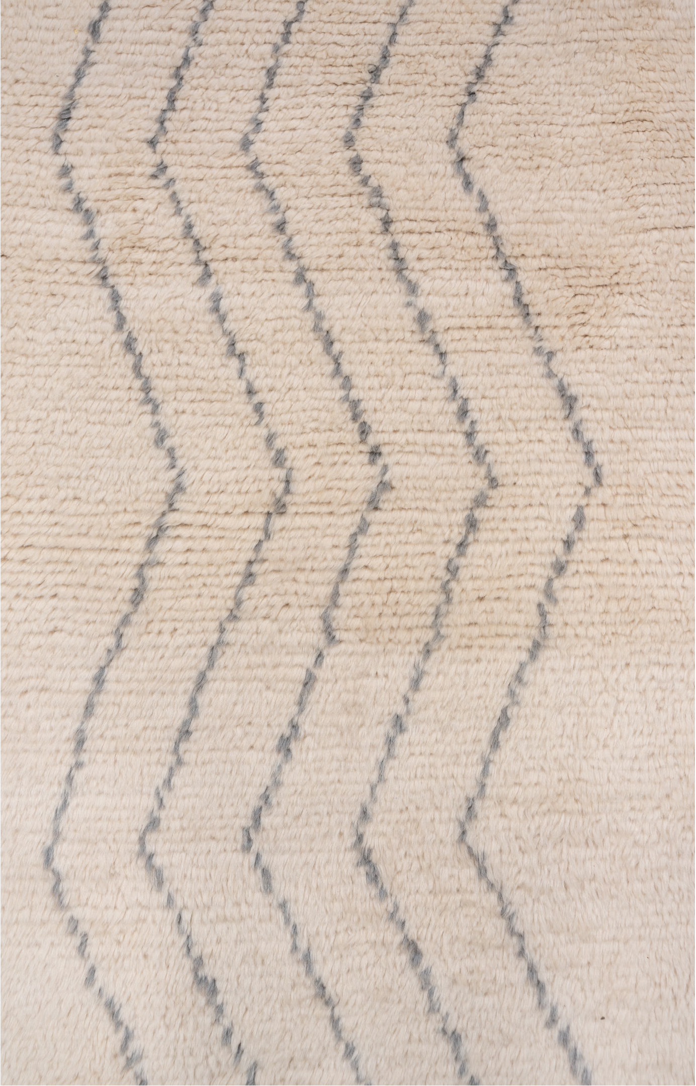 3' x 9' one-of-a-kind handmade vintage Moroccan runner rug. Color palette: off-white, gray, light gray, pink, brown, orange