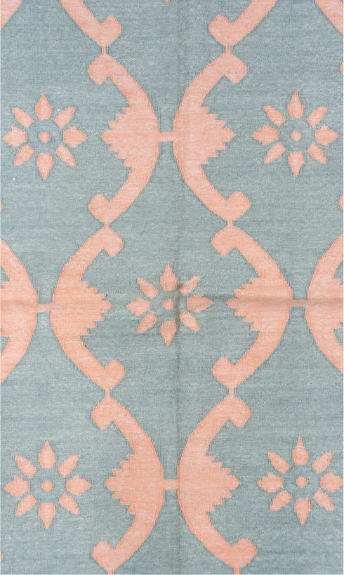 Vintage Dhurrie Area Rug (8' x 9')