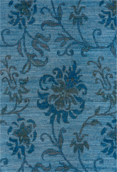 Vintage Overdyed Area Rug (4' x 5')