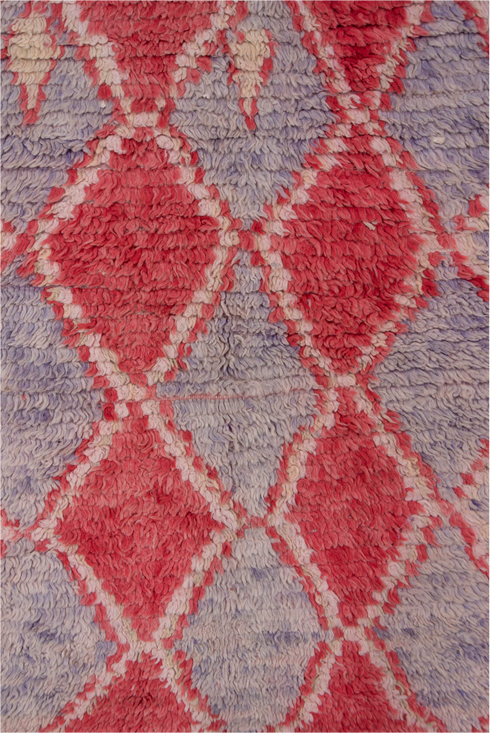 Vintage Rag Rug Runner Rug (3' x 9')