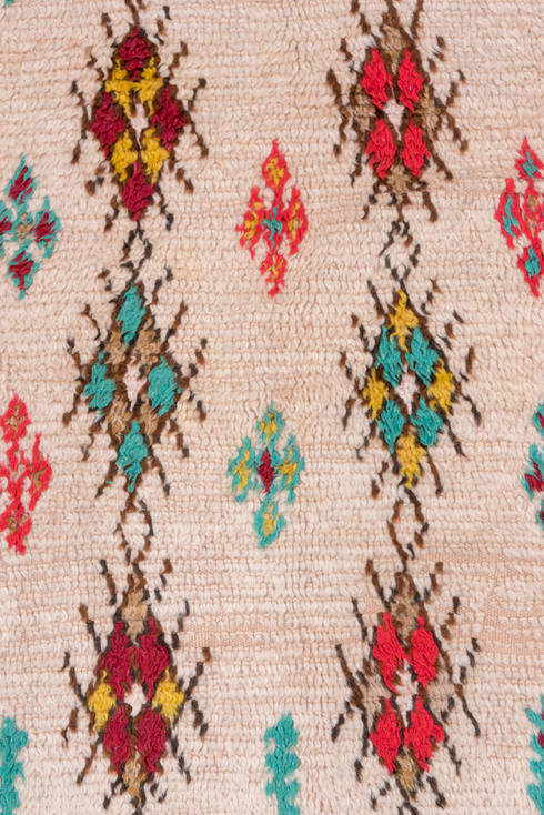 Vintage Moroccan Area Rug (3' x 7')