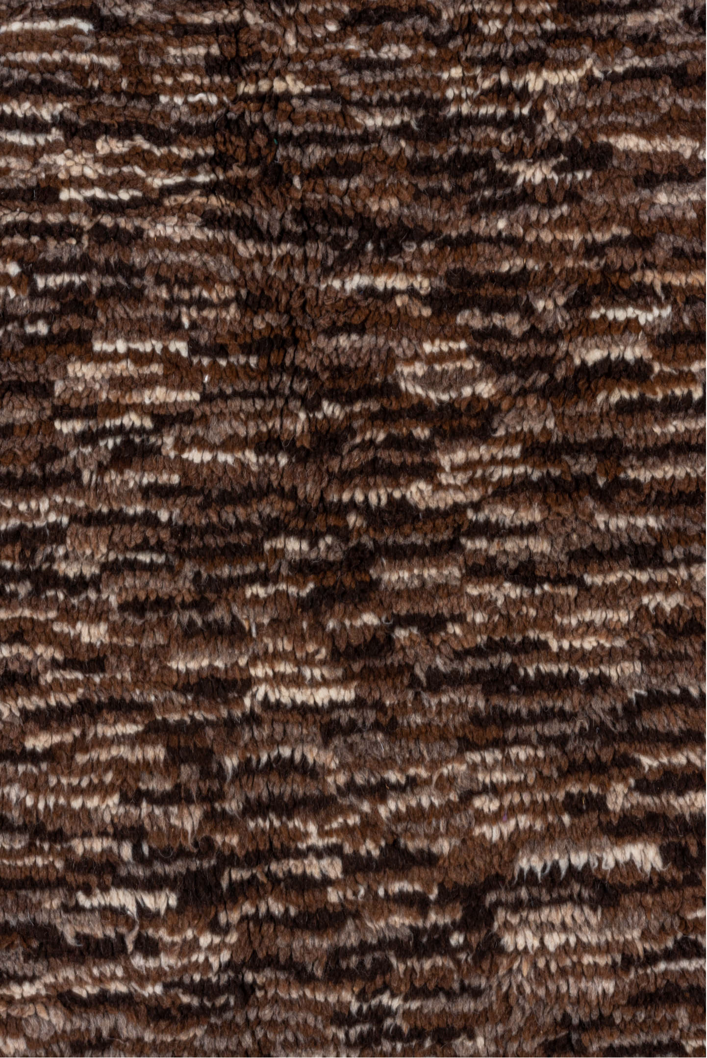 6' x 9' one-of-a-kind handmade vintage Moroccan medium size rug. Color palette: gray, pink, off-white, light gray, brown