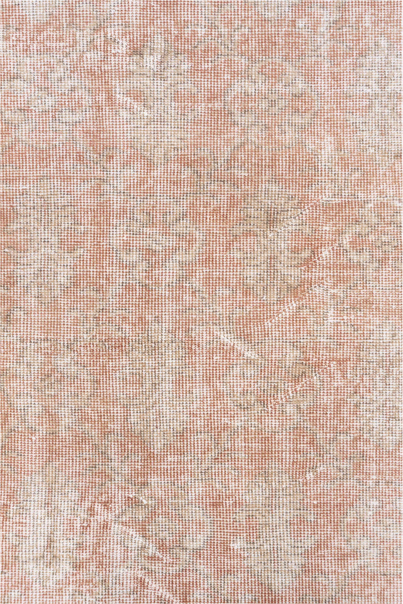 2' x 9' one-of-a-kind handmade vintage Oushak runner rug. Color palette: brown, gray, light gray, misty rose, off-white