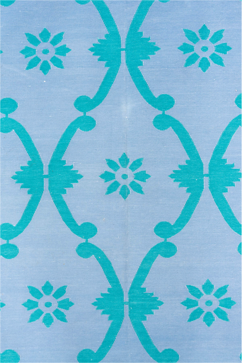 Vintage Dhurrie Area Rug (7' x 10')