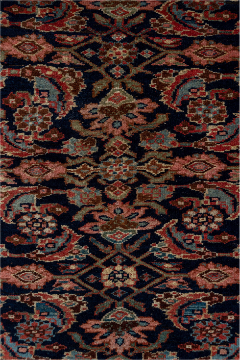 Antique Bidjar Runner Rug (3' x 18')