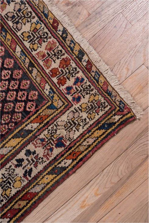 Antique Malayer Runner Rug (3' x 12')