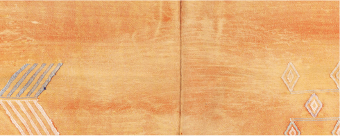 Vintage Cactus Kilim Area Rug (6' x 8')