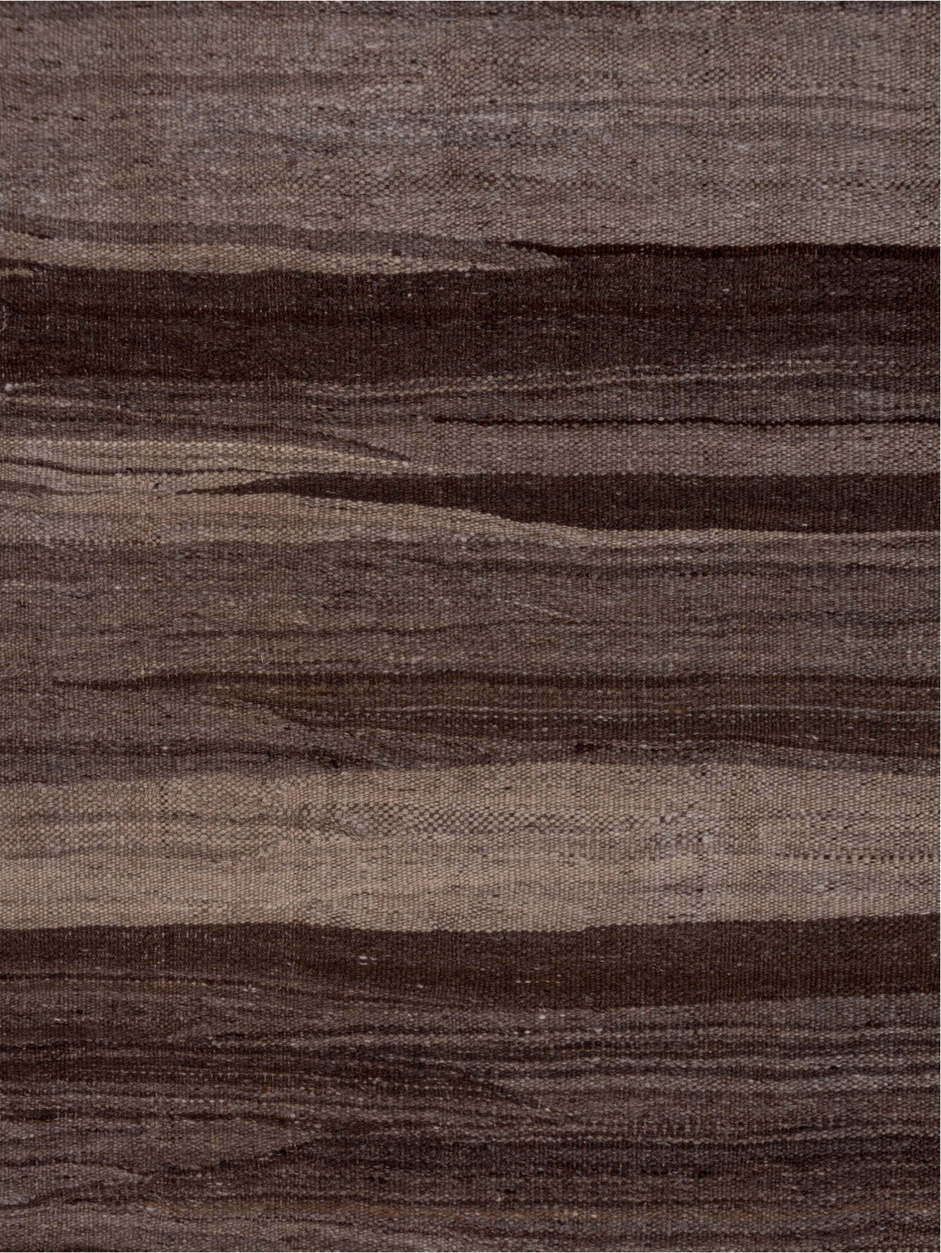 5' x 10' one-of-a-kind handmade vintage Kilim medium size rug. Color palette: brown, gray, light gray, pink