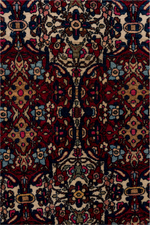 Antique Isfahan Area Rug (3' x 4')