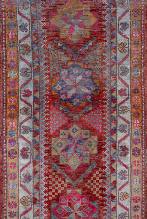 Vintage Oushak Runner Rug (2' x 11')