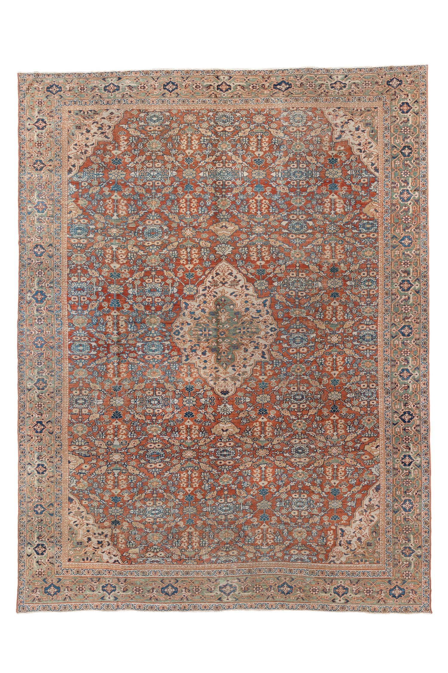 Antique Mahal Area Rug (9' x 13')