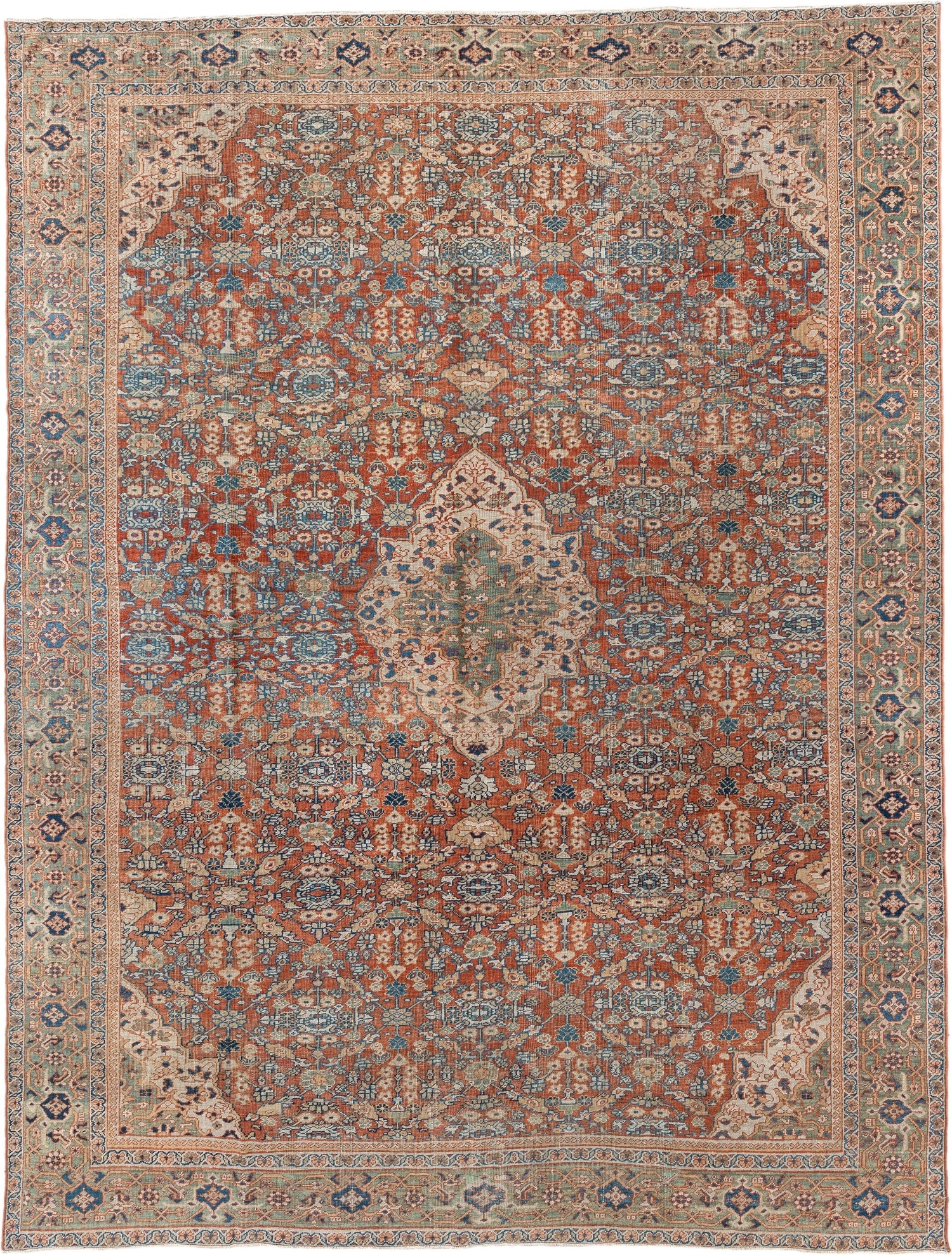 Antique Mahal Area Rug (9' x 13')