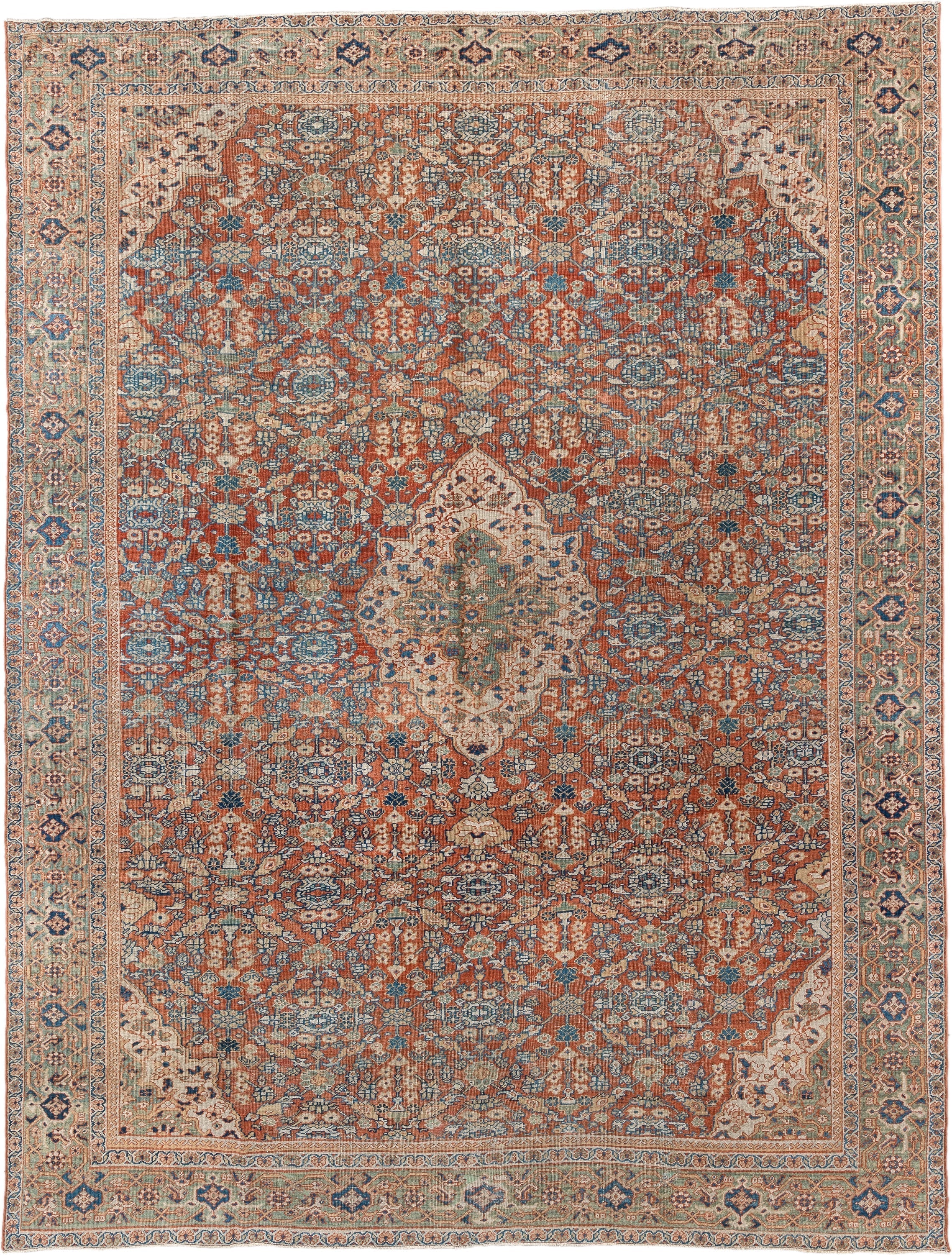 Antique Mahal Area Rug (9' x 13')