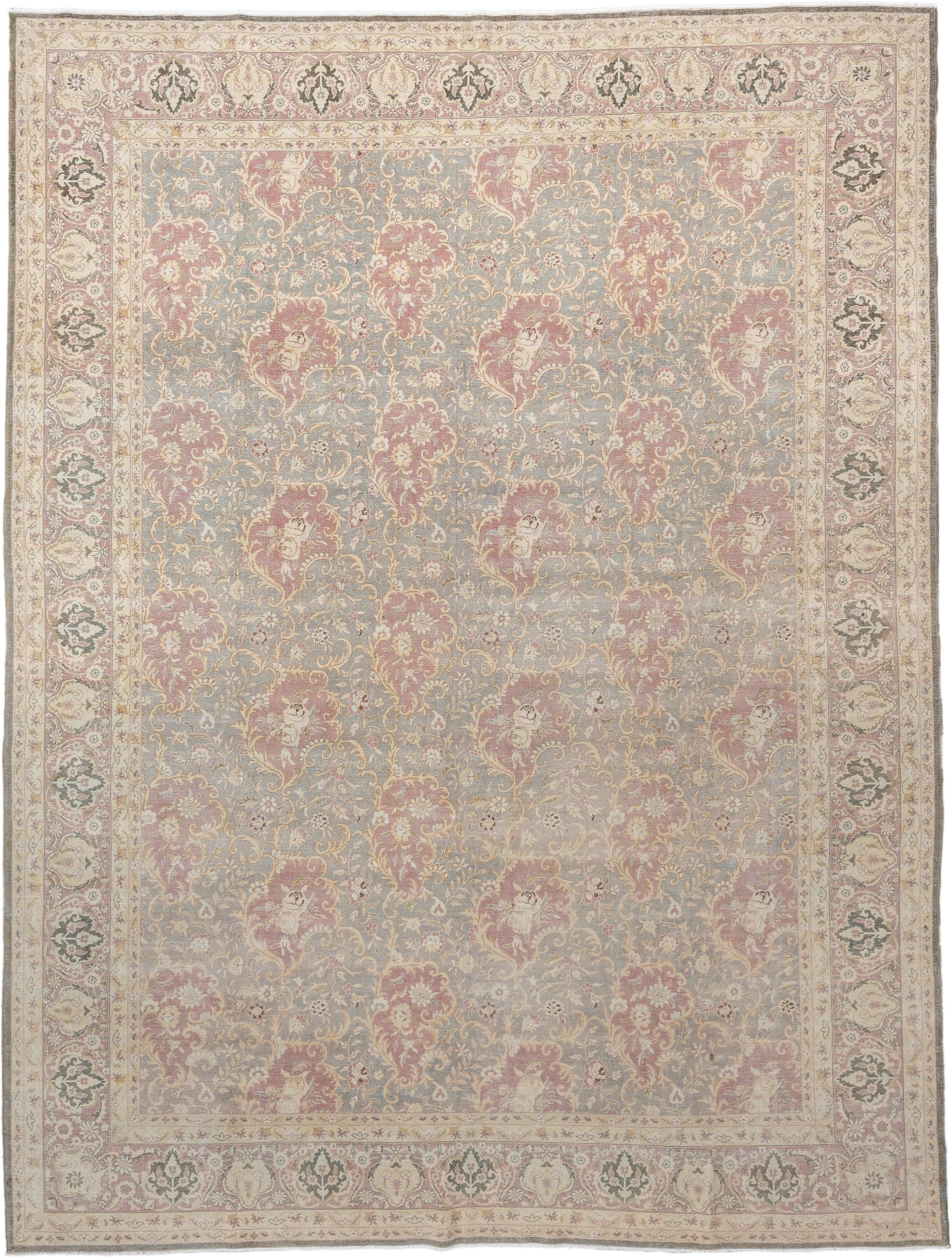 Vintage Tabriz Area Rug (9' x 12')