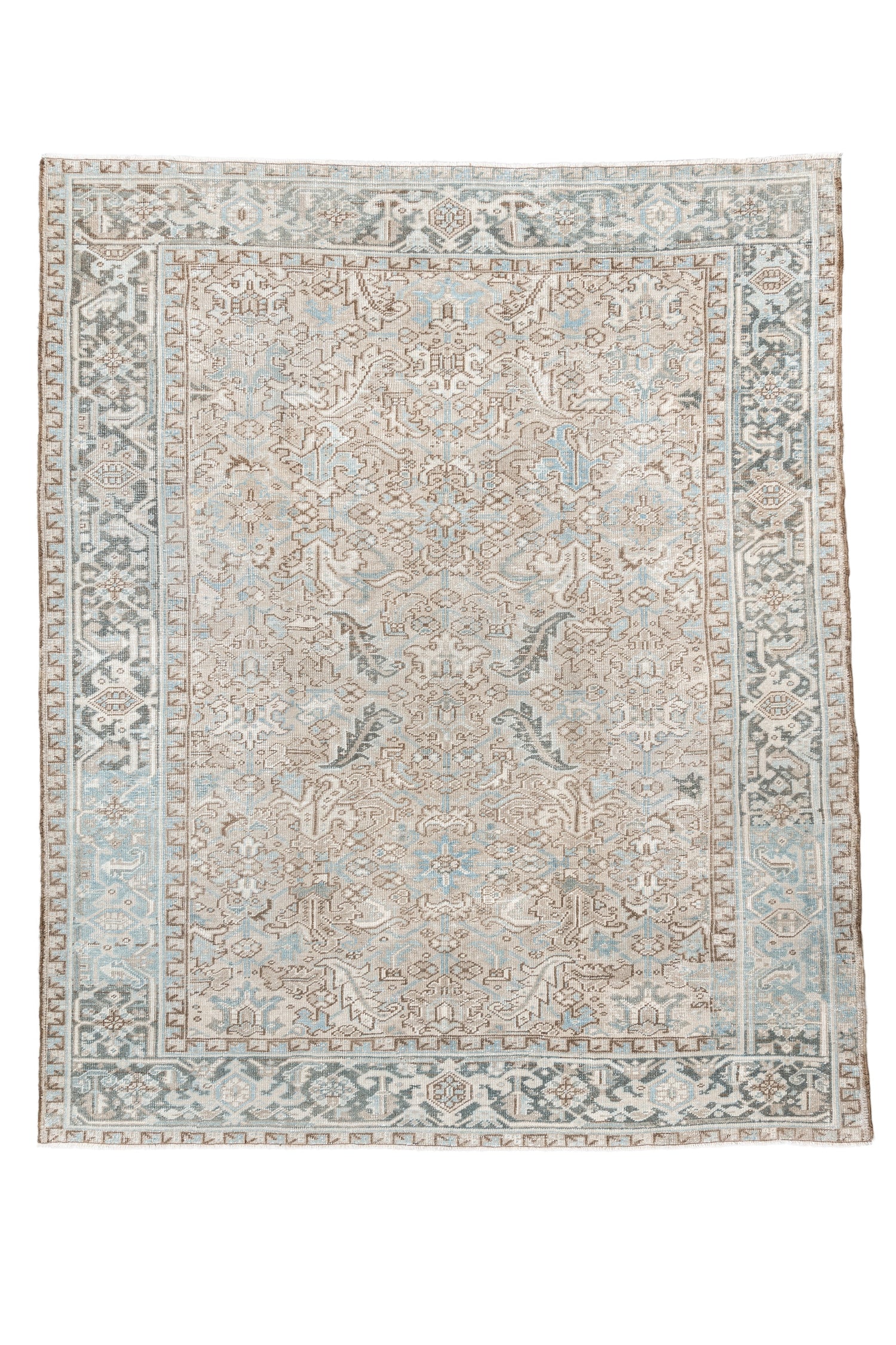 Vintage Heriz Area Rug (7' x 9')