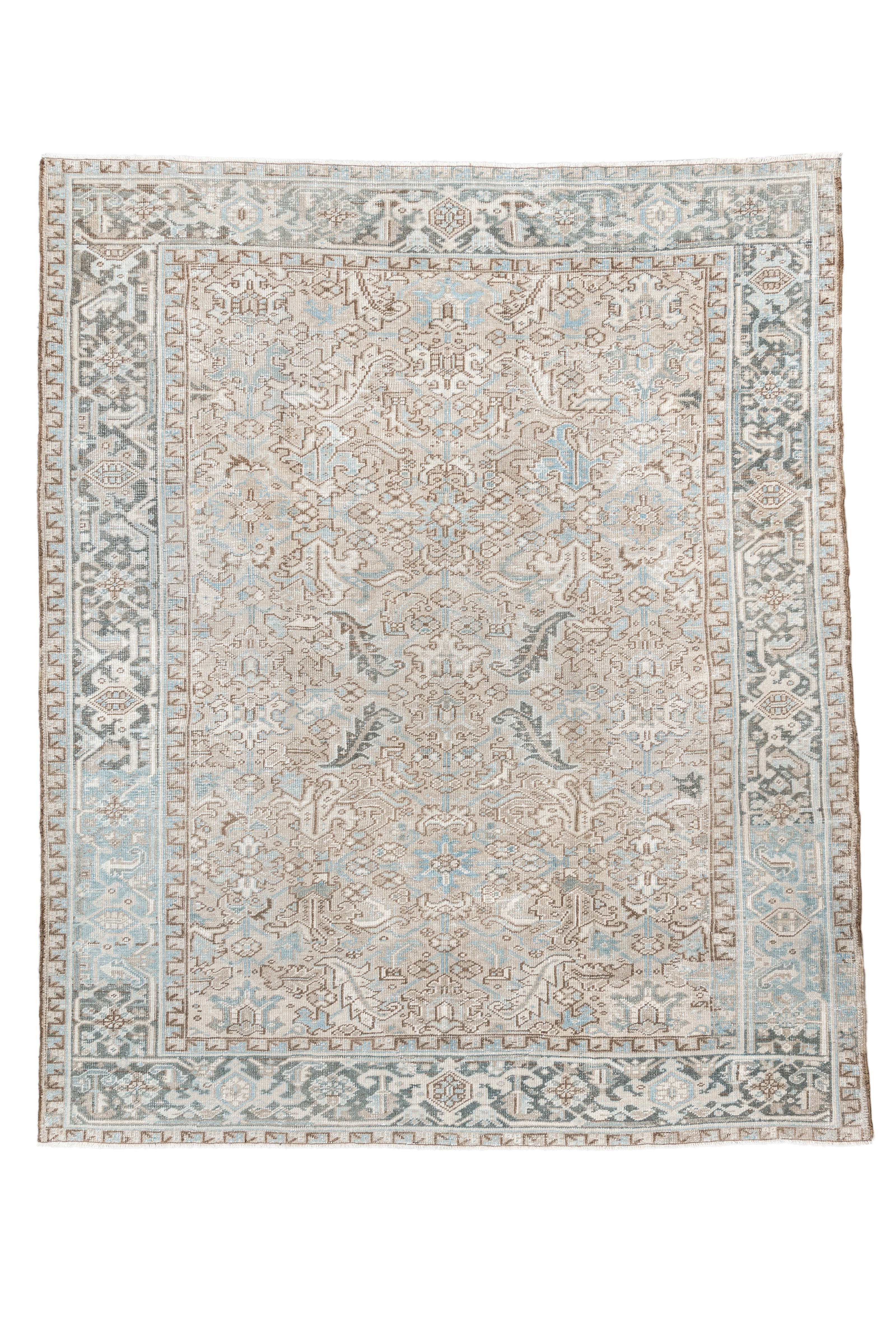 Vintage Heriz Area Rug (7' x 9')