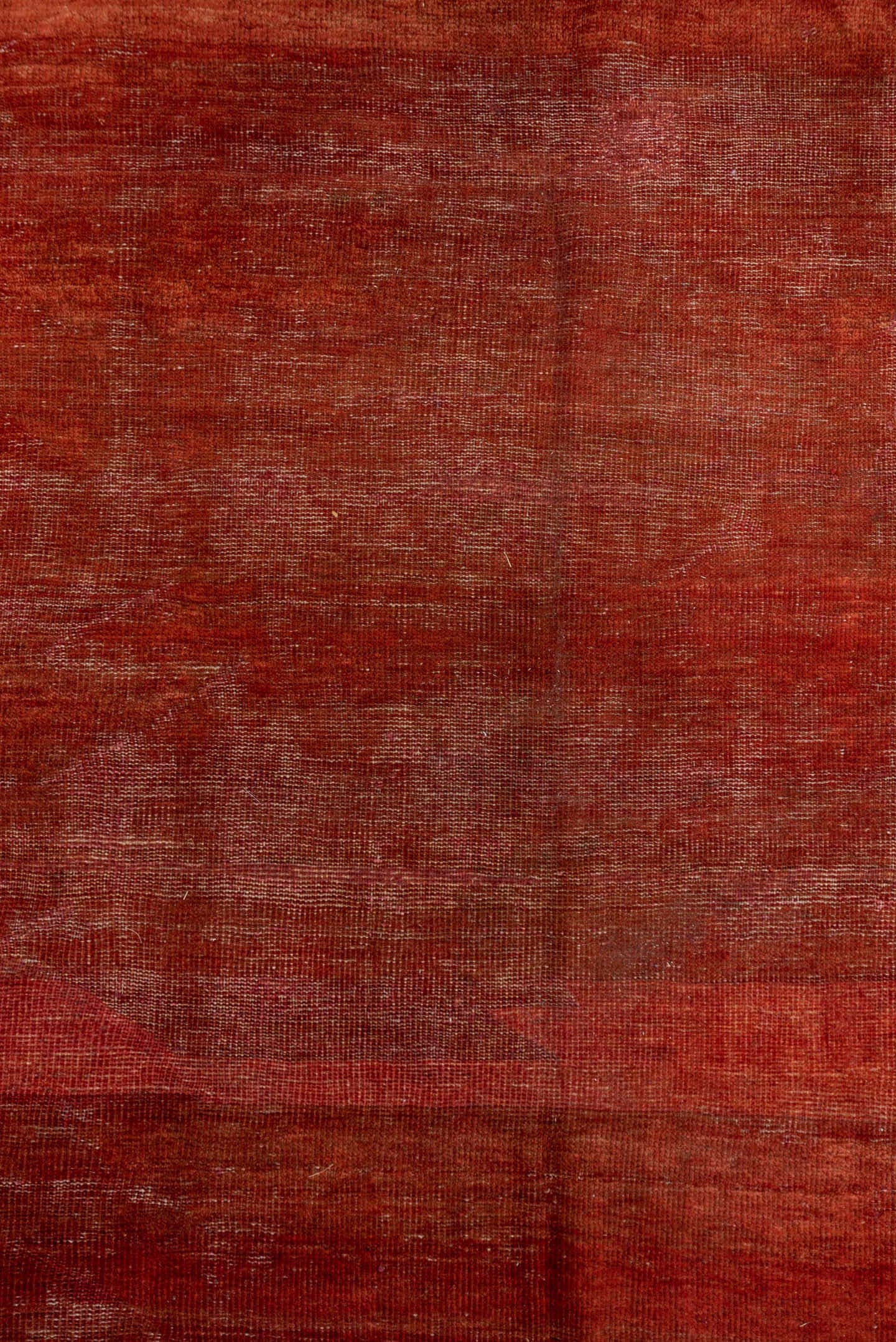 8' x 11' one-of-a-kind handmade antique Mahal large size rug. Color palette: terra cotta, rust, indigo, ivory, taupe, brown