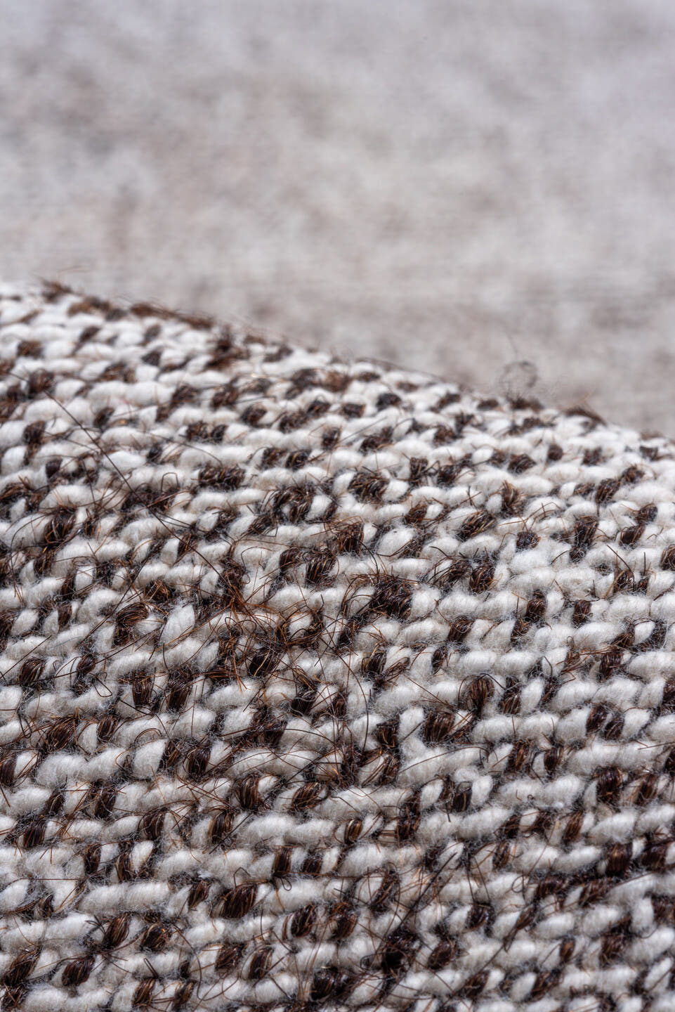 10' x 16' one-of-a-kind handmade antique Flatweave rug. Color palette: ivory, taupe, gray, greige, beige