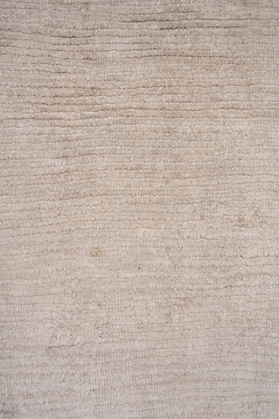 13' x 23' one-of-a-kind handmade vintage Tulu oversize rug. Color palette: ivory, taupe, cream, beige, gray