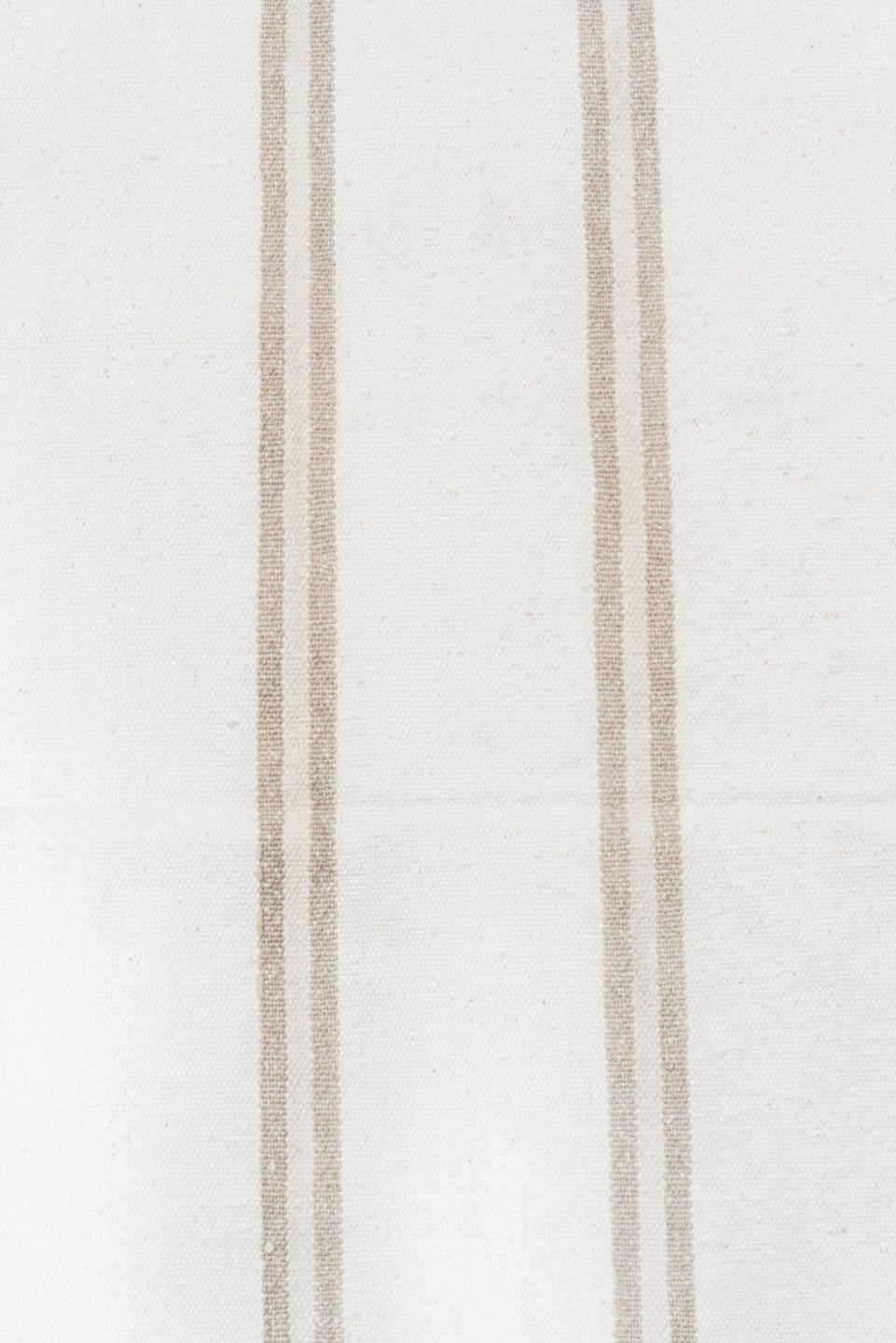 2' x 15' one-of-a-kind handmade antique Flatweave runner rug. Color palette: ivory, taupe, cream, beige, gray