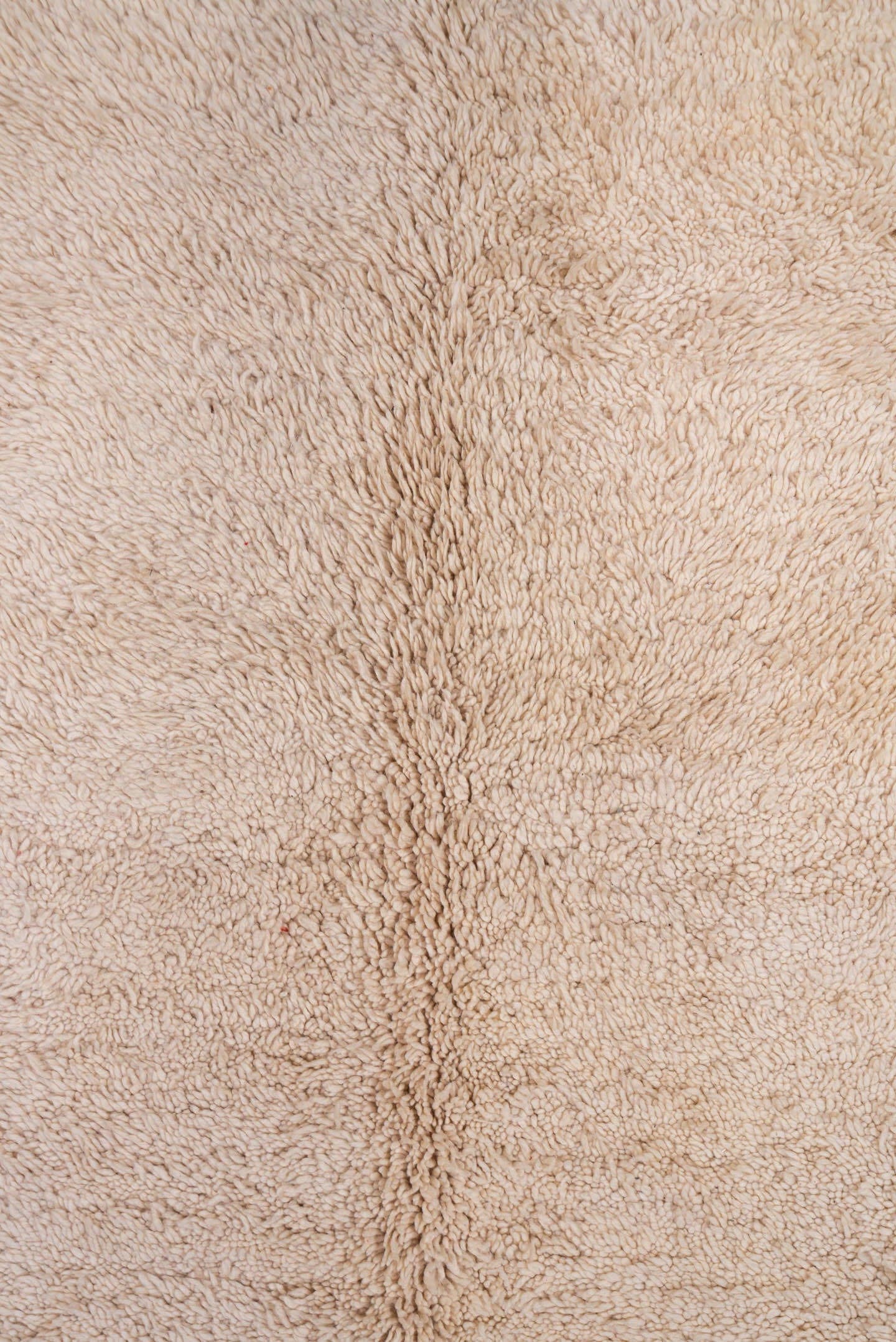 6' x 12' one-of-a-kind handmade vintage Moroccan large size rug. Color palette: ivory, cream, beige, taupe, gray