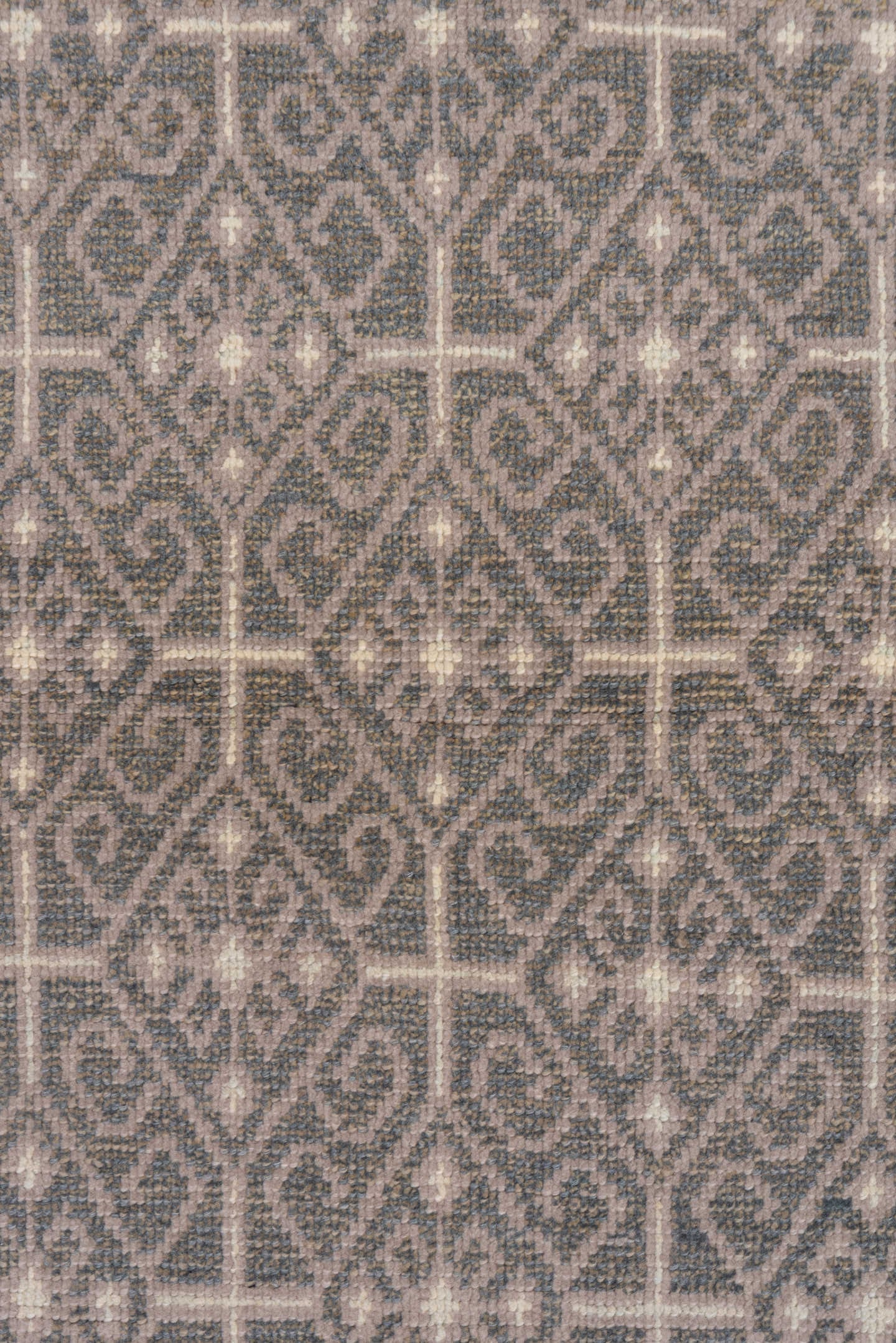 2' x 4' one-of-a-kind handmade vintage Konya small size rug. Color palette: taupe, ivory, beige, brown, camel, gray