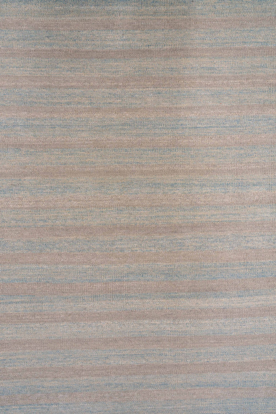 6' x 9' one-of-a-kind handmade vintage Kilim medium size rug. Color palette: pale blue, ivory, blush, taupe, light blue