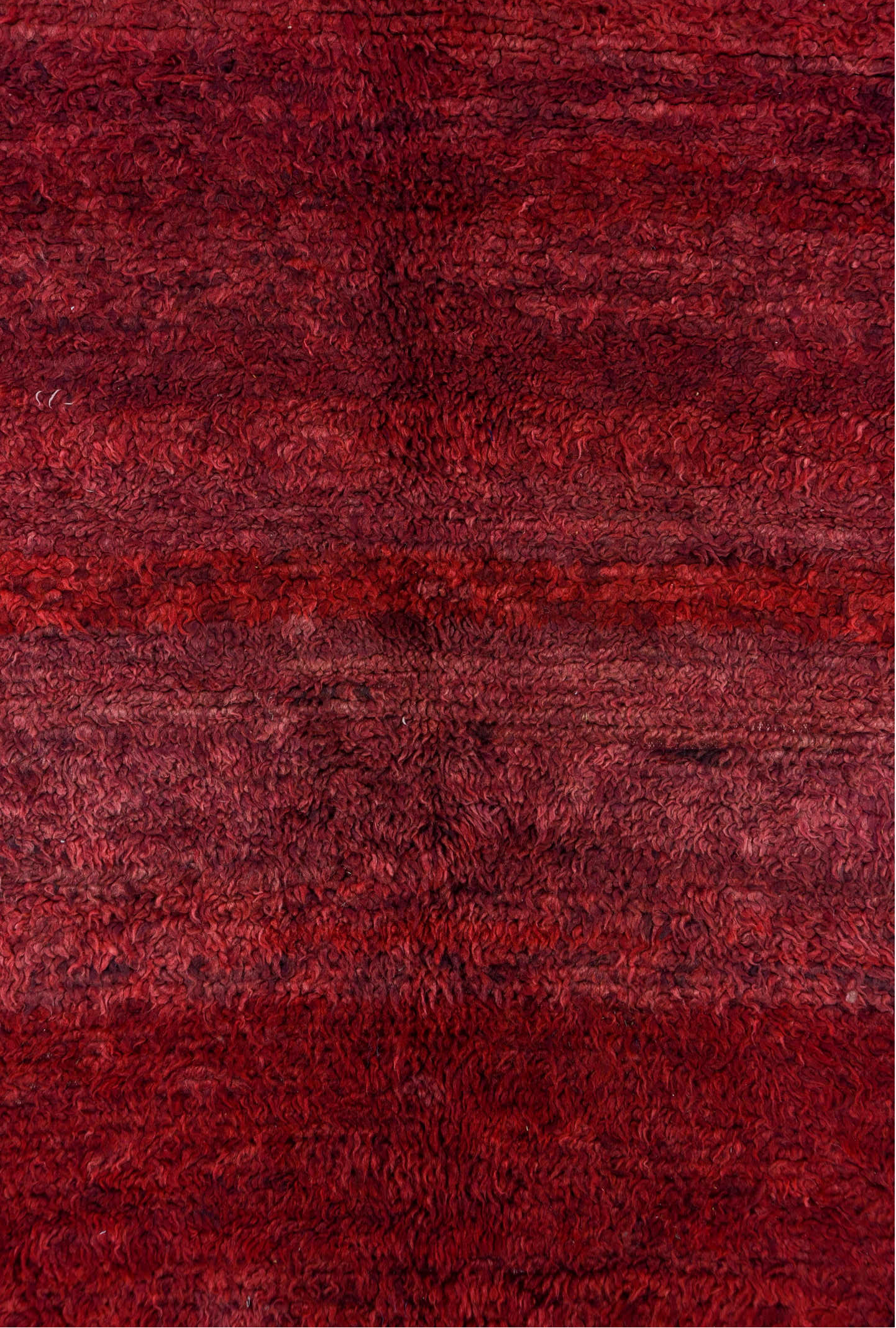 6' x 7' one-of-a-kind handmade vintage Moroccan rug. Color palette: brown, burgundy, gray, light gray, off-white, pink, red
