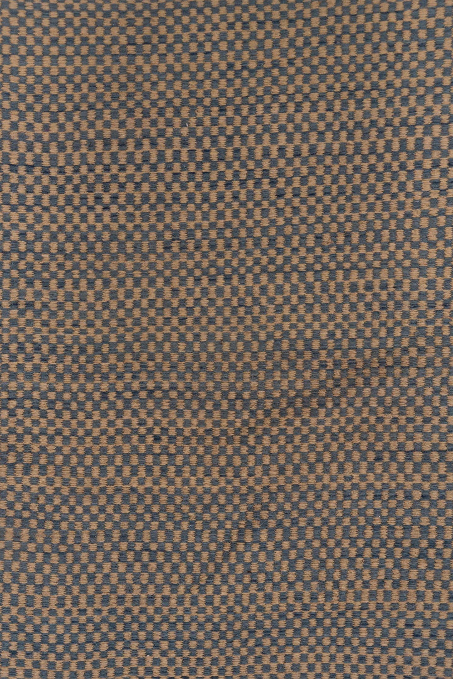 2' x 4' one-of-a-kind handmade vintage Kilim small size rug. Color palette: camel, blue, taupe, beige, gray
