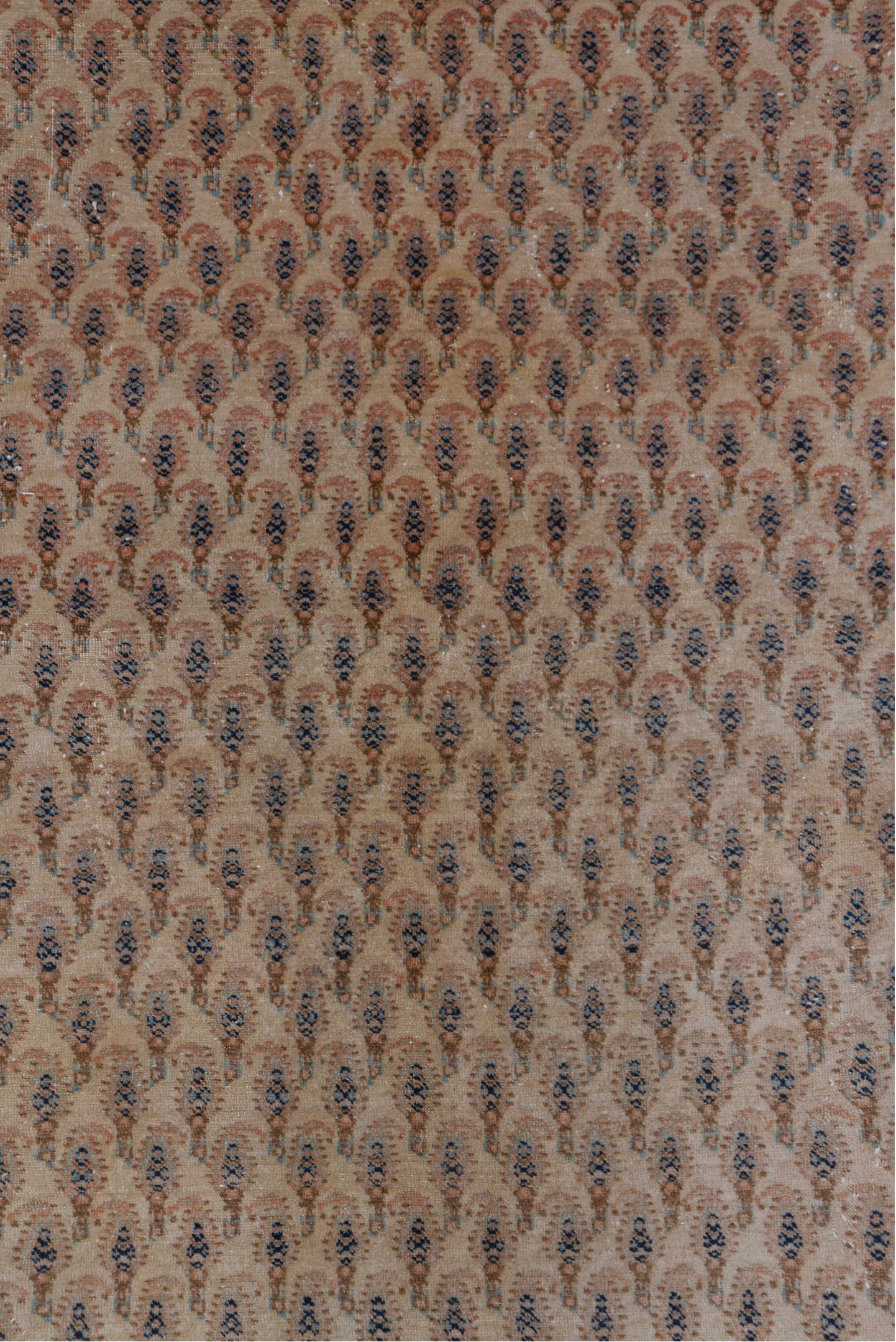 7' x 11' one-of-a-kind handmade vintage Sivas large size rug. Color palette: black, blue, brown, dark gray, dim gray, gray