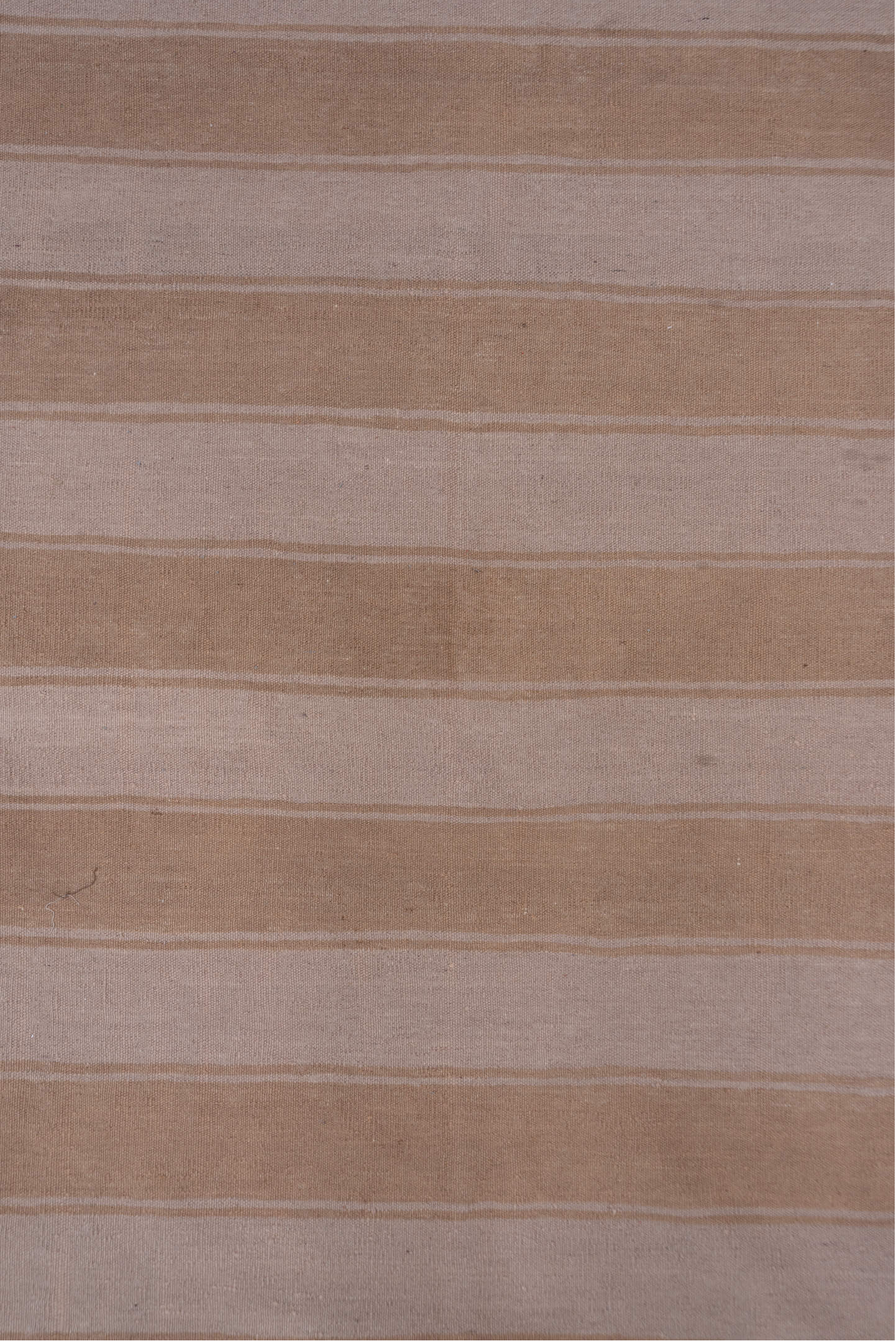 9' x 12' one-of-a-kind handmade vintage Kilim large size rug. Color palette: taupe, blush, ivory, beige, gray, pink