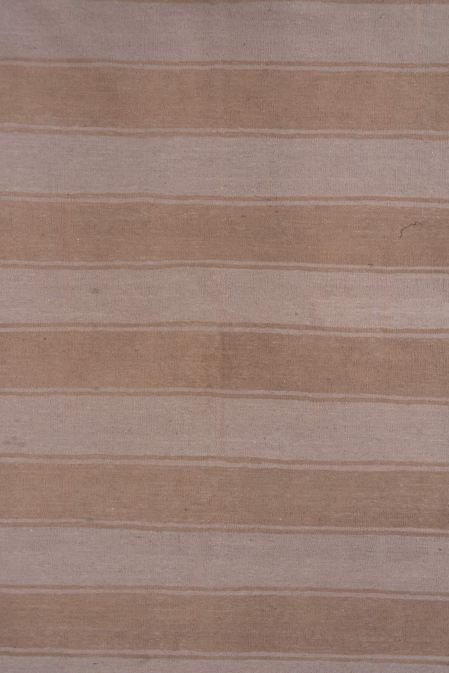 9' x 12' one-of-a-kind handmade vintage Kilim large size rug. Color palette: taupe, blush, ivory, beige, gray, pink