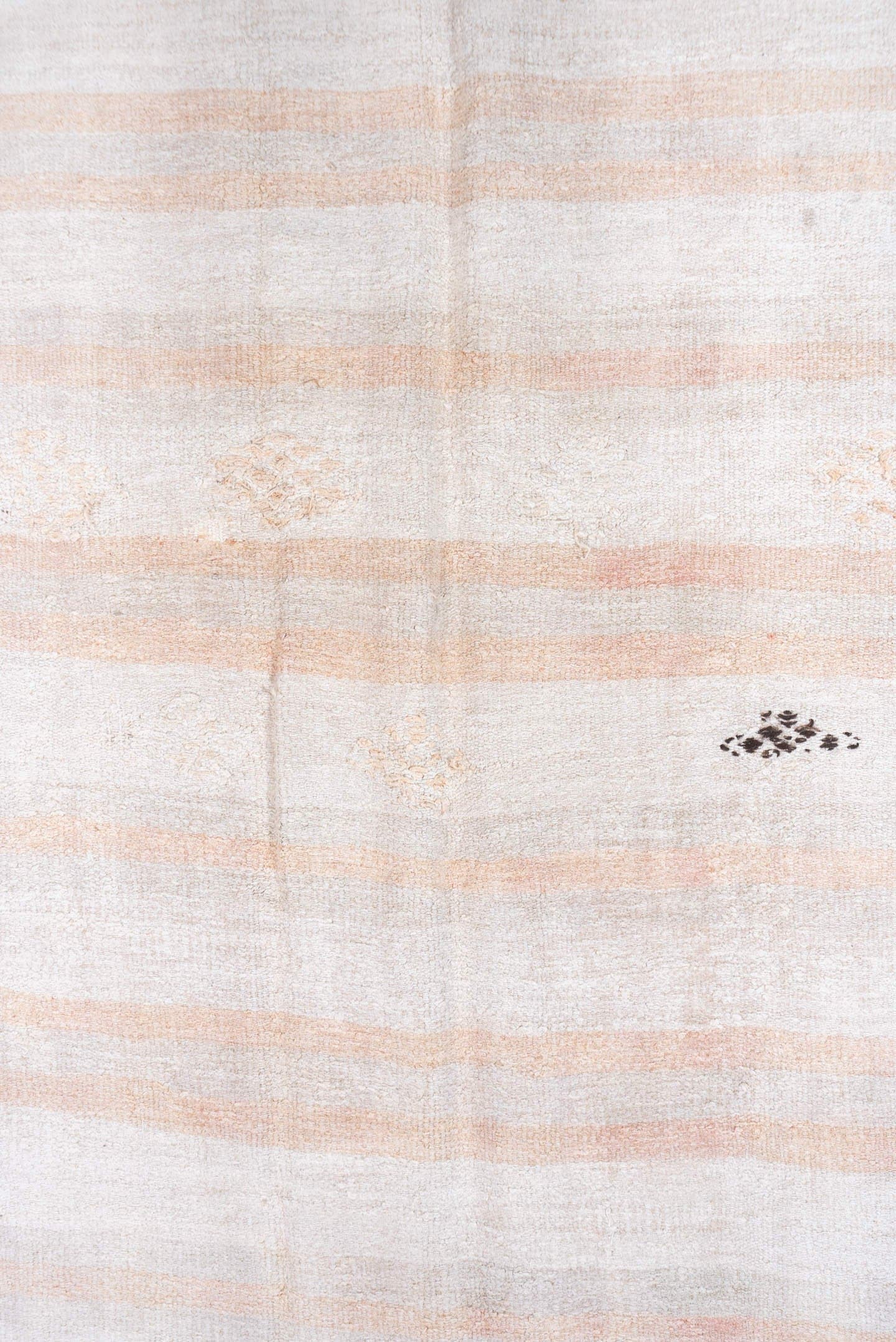 6' x 12' one-of-a-kind handmade vintage Hemp Kilim large size rug. Color palette: ivory, cream, sand, charcoal, taupe, camel