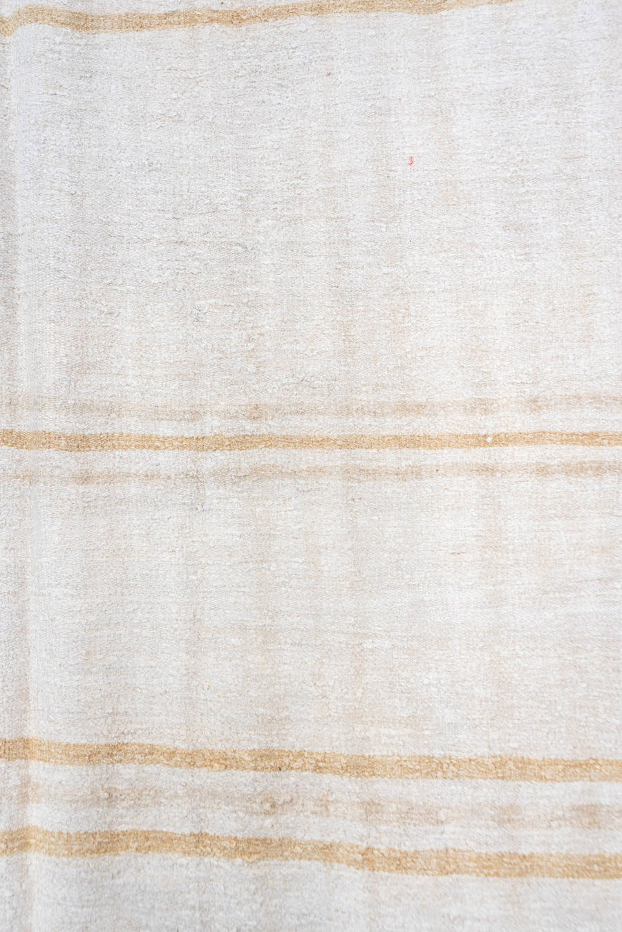 5' x 12' one-of-a-kind handmade vintage Hemp Kilim rug. Color palette: ivory, camel, cream, taupe, beige, gray