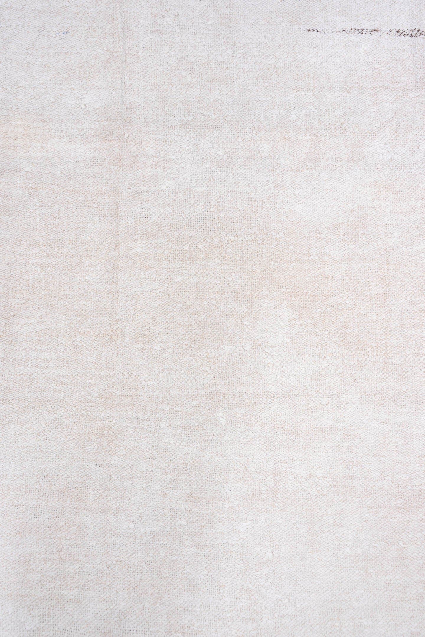 5' x 10' one-of-a-kind handmade vintage Hemp Kilim medium size rug. Color palette: ivory, cream, charcoal, rust, brown, gray