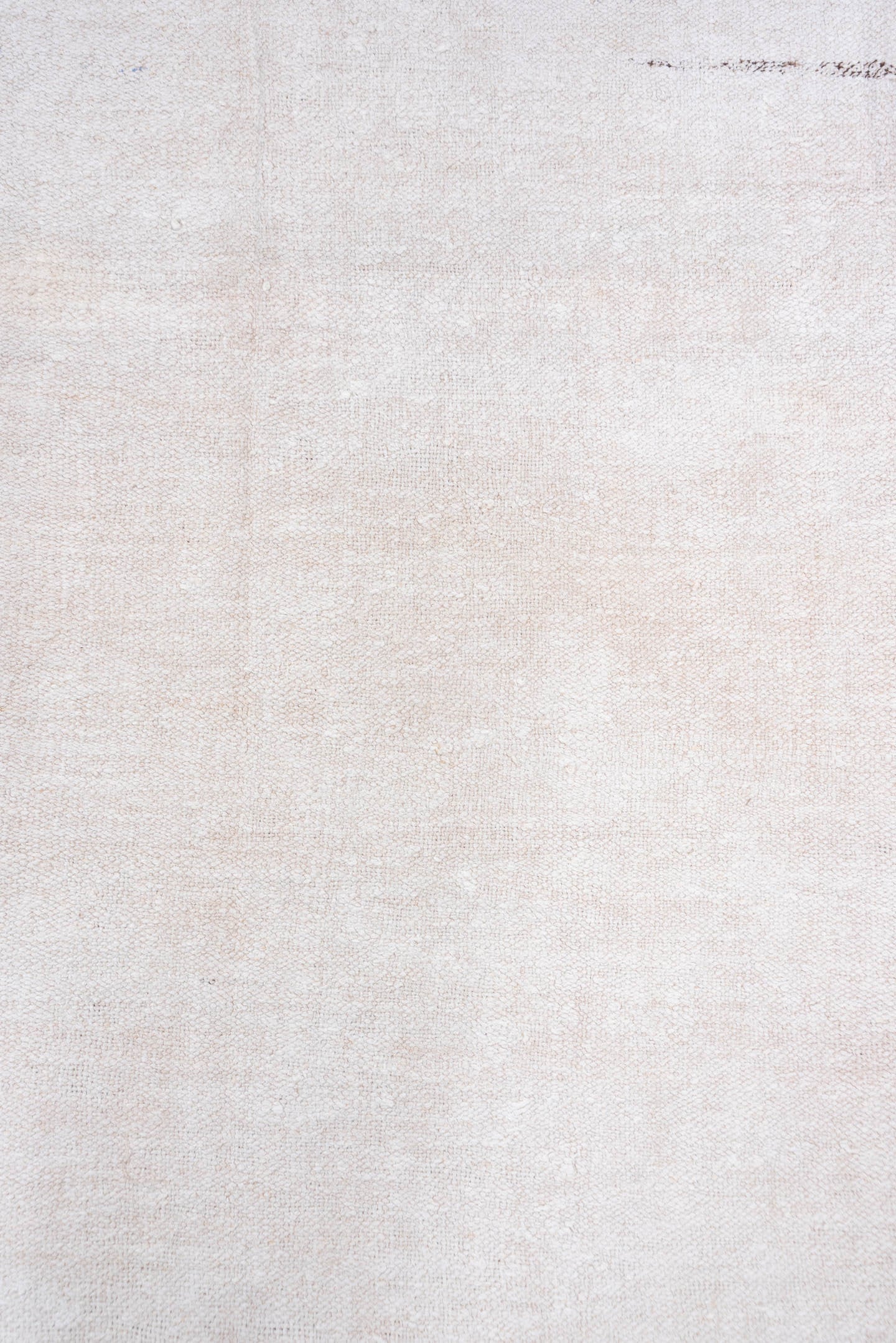 5' x 10' one-of-a-kind handmade vintage Hemp Kilim medium size rug. Color palette: ivory, cream, charcoal, rust, brown, gray