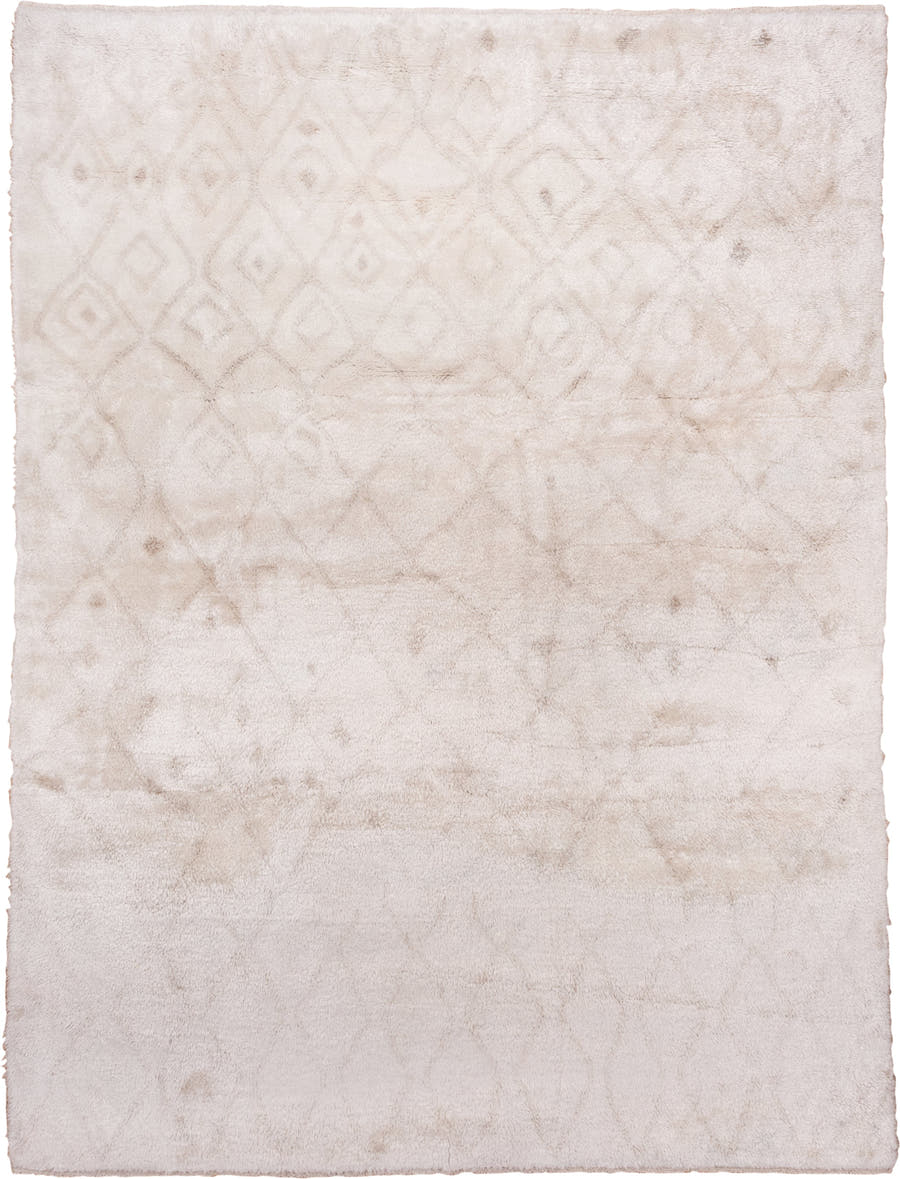 10' x 13' one-of-a-kind handmade vintage Moroccan large size rug. Color palette: ivory, cream, beige, taupe, gray