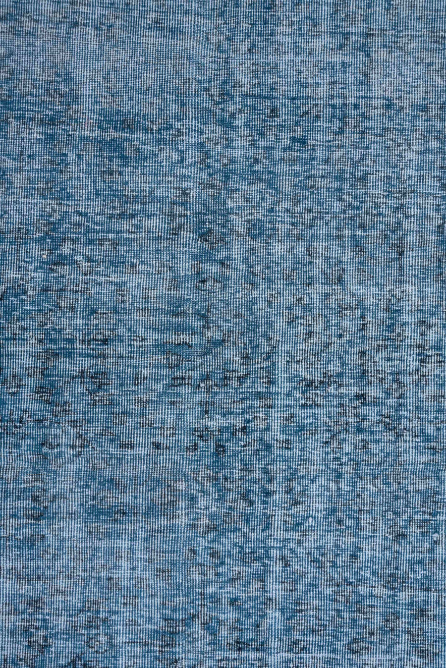 5' x 8' one-of-a-kind handmade antique Overdyed medium size rug. Color palette: sky blue, slate blue, ivory, light blue