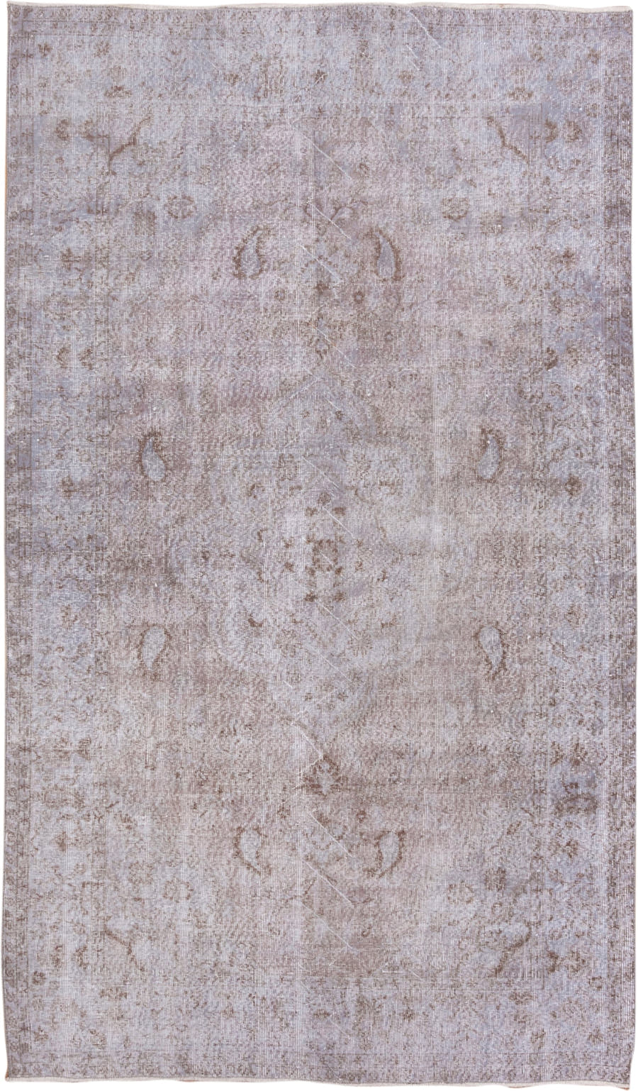 5' x 10' one-of-a-kind handmade antique Sparta medium size rug. Color palette: taupe, ivory, beige, stone, blush, camel
