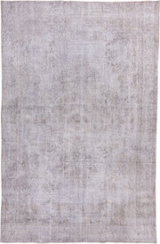 5' x 9' one-of-a-kind handmade antique Sparta medium size rug. Color palette: ivory, taupe, beige, stone, pale gray, gray
