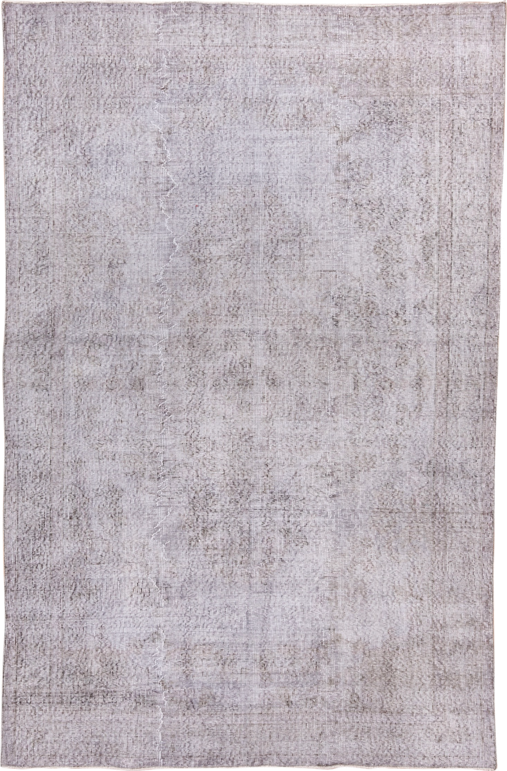 5' x 9' one-of-a-kind handmade antique Sparta medium size rug. Color palette: ivory, taupe, beige, stone, pale gray, gray