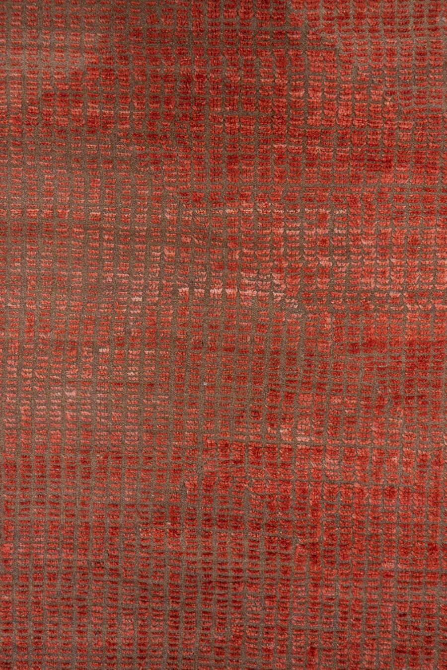 13' x 16' one-of-a-kind handmade vintage Moroccan oversize rug. Color palette: terracotta, rust, coral, taupe, rose, sienna