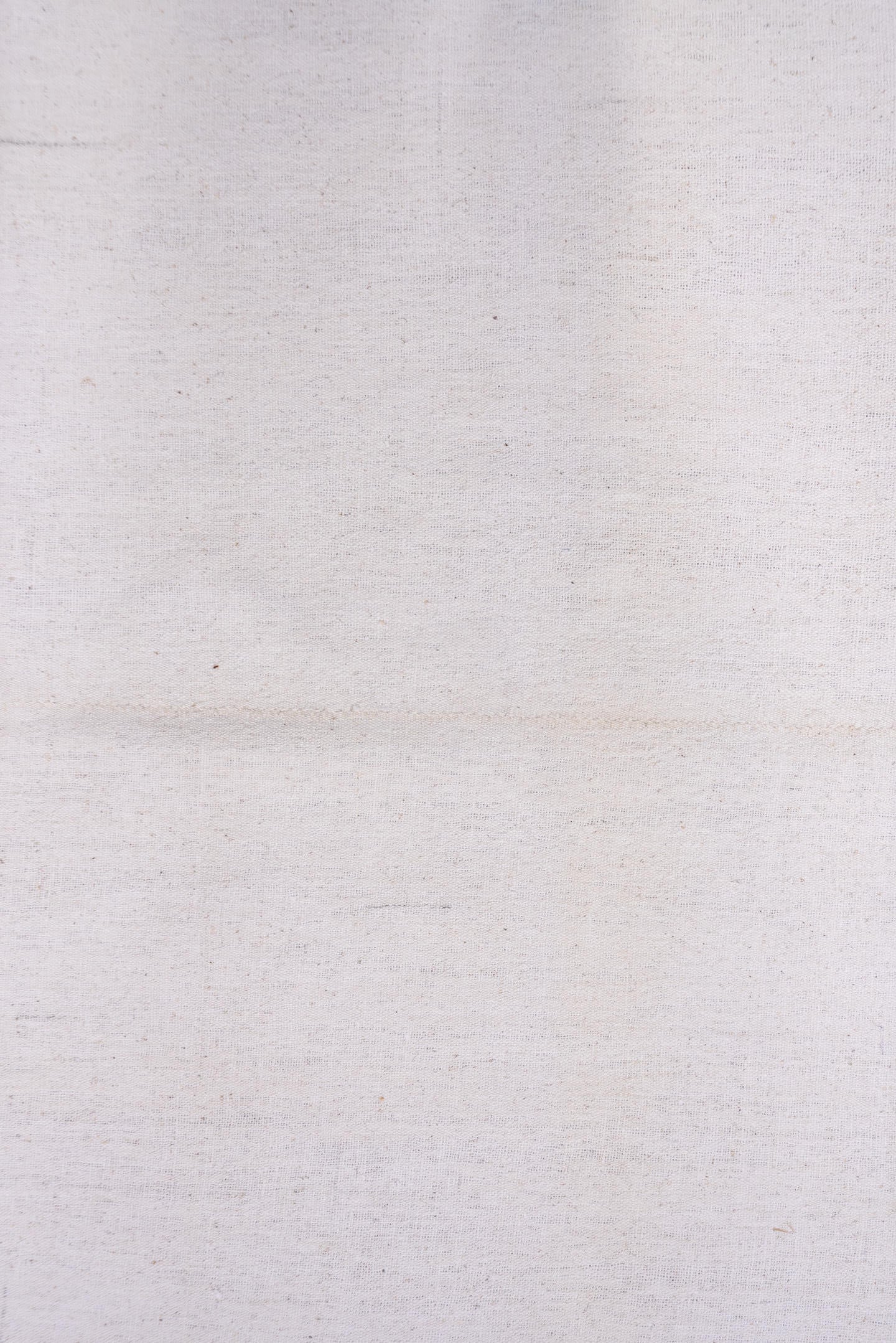 6' x 9' one-of-a-kind handmade vintage Flatweave medium size rug. Color palette: ivory, cream, beige