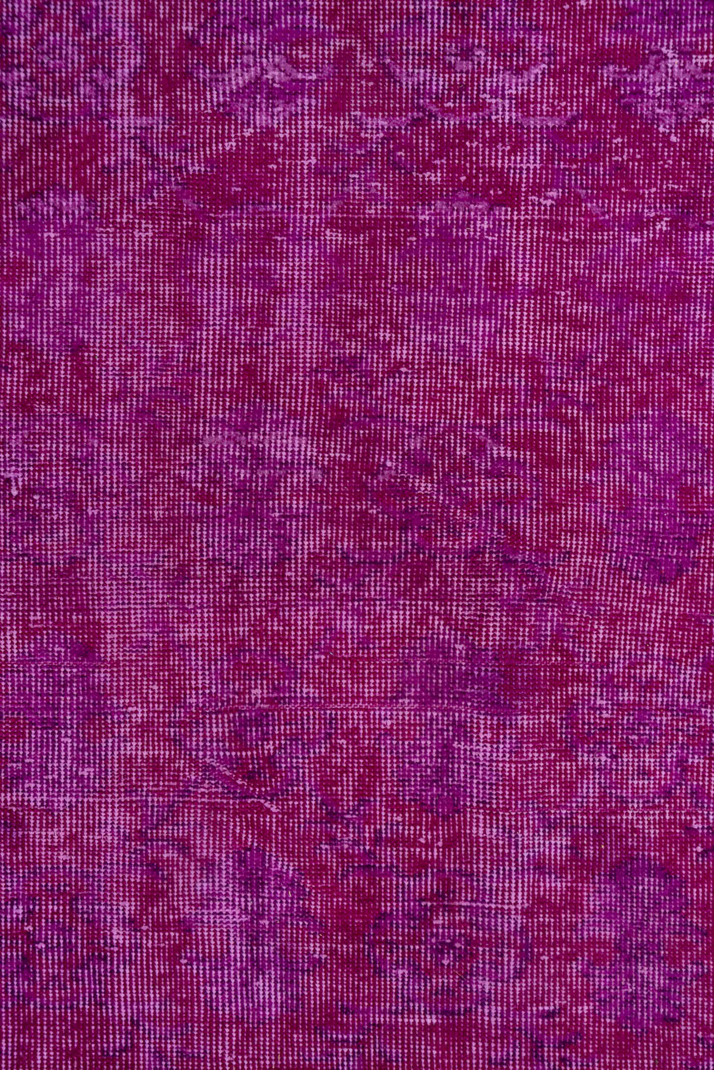 7' x 10' one-of-a-kind handmade vintage Sparta large size rug. Color palette: magenta, fuchsia, violet, orchid, plum, pink