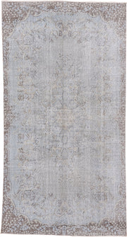 5' x 10' one-of-a-kind handmade vintage Sparta medium size rug. Color palette: ivory, taupe, beige, stone, light gray, gray